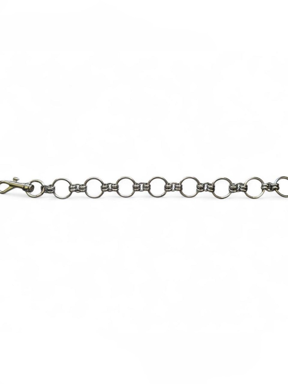 Chainmaile stainless steel bracelet or anklet 11”
